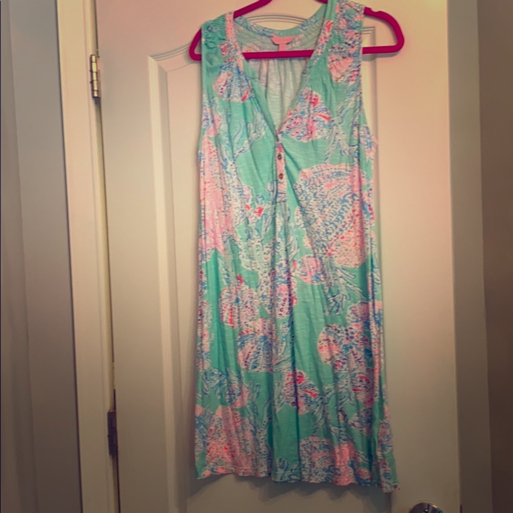 Lilly Pulitzer strapless beach dress!